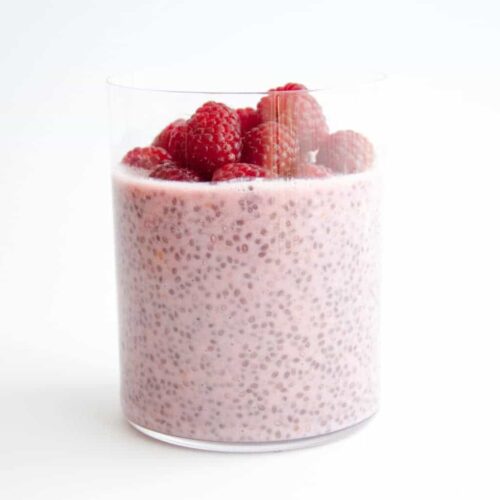 Raspberry Chia Pudding Recipe | Elephantastic Vegan